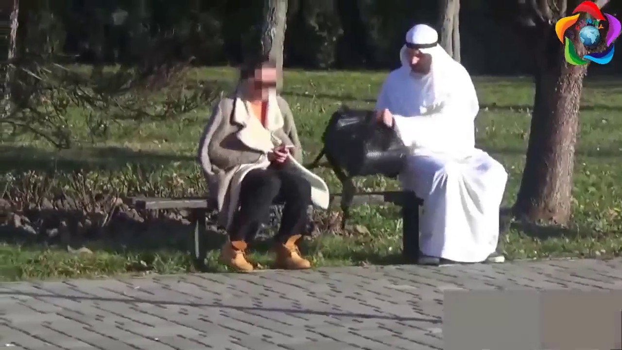 Funny Arab Public Bomb Scare Prank videos Compilation - Public backpack bomb prank
