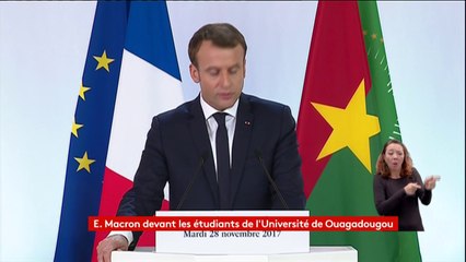 "Je suis d'une génération de Français pour qui les crimes de la colonisation européenne sont incontestables et font partie de notre histoire", Emmanuel Macron à l'université de Ouagadougou au Burkina Faso http://bit.ly/2hXWhCz