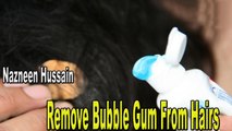 Remove Bubble Gum From Hairs (Homemade Remedies)