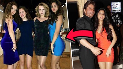 下载视频: Suhana Khan REPEATS Her Dress At A Party!