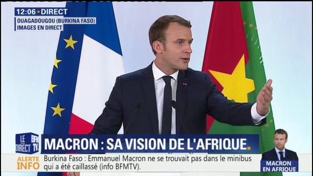 Il n’y a plus de politique africaine de la France , déclare Macron au Burkina Faso