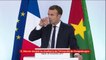 Emmanuel Macron à Ougadougou (Burkina Faso) demande une évaluation de l'Aide publique au développement