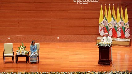 Il Papa in Myanmar: "Guarigione delle ferite priorità politica fondamentale". Il discorso completo