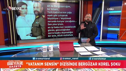 ''Vatanım Sensin'' dizisinde Bergüzar Korel şoku