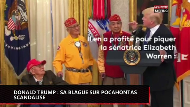 Donald Trump : Sa blague sur Pocahontas devant des Amérindiens scandalise (vidéo)
