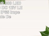 Timewanderer Tira de Luz 5M164ft 300 LEDs 3528 SMD DC 12V LED Flexible IP65 Impermeable