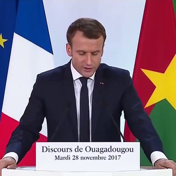 Emmanuel Macron sur la jeunesse africaine