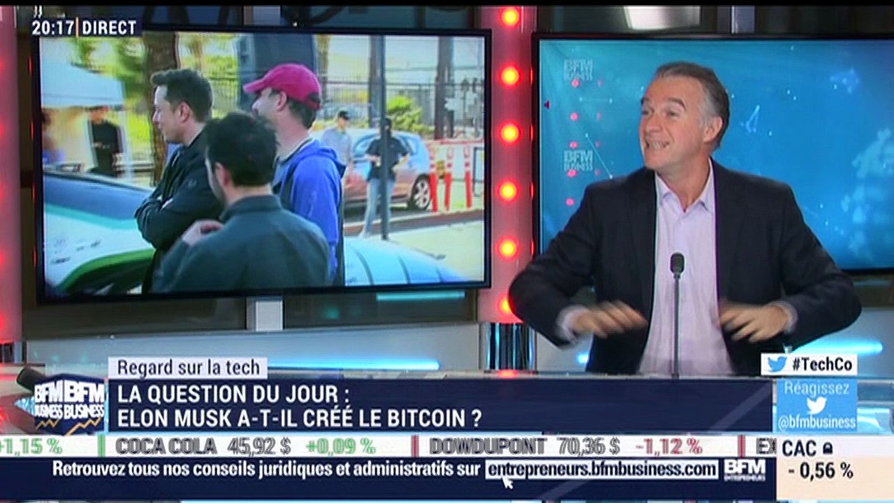 Regard sur la Tech: Elon Musk a-t-il créé le bitcoin ? - 27/11