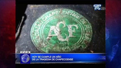 Hoy se cumple un año de la tragedia de Chapecoense