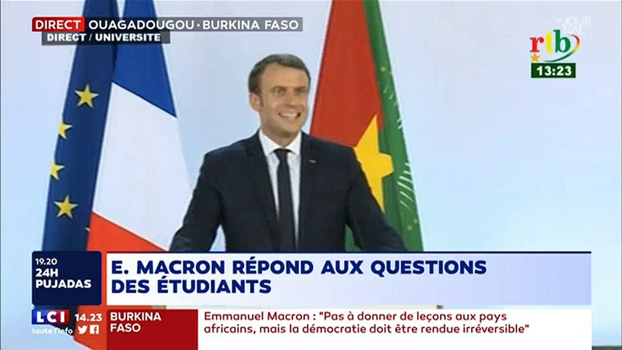 Emmanuel Macron admet avoir commis "une erreur" en parlant du "défi civilisationnel" de l'Afrique