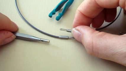 Kollage Squares Interchangeable Knitting Needle Tutorial