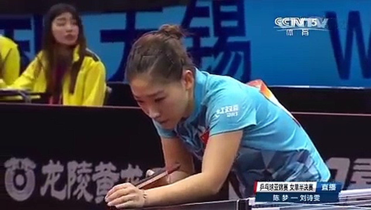 2017 Asian Championships WS SF CHEN Meng(CHN) LIU Shiwen(CHN)