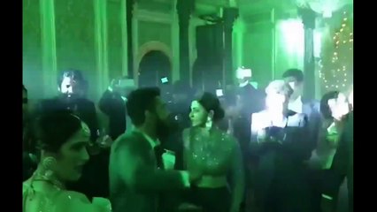 Virat Kohli  and Anuskha Sharma Dancing at Zaheer Khan's Wedding Ceremony
