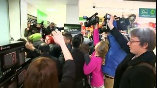 UK reporters document Black Friday rush - NOT FAKE or STAGED.