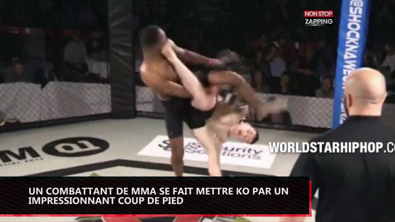 Un combattant de MMA finit KO par un impressionnant coup de pied (vidéo)