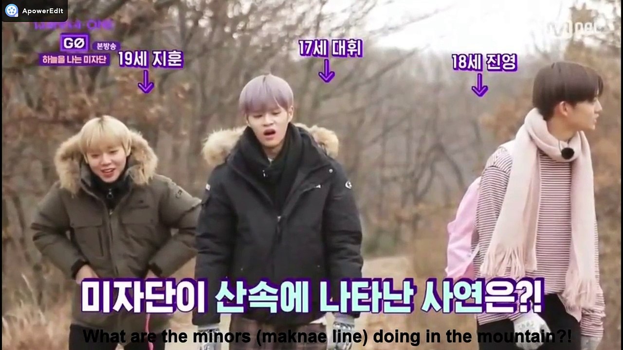 [ENG SUB] Wanna One Zero Base EP 4 Paragliding Time