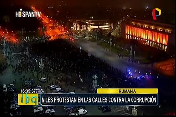 Download Video: Se realiza protesta masiva anticorrupción en Rumanía