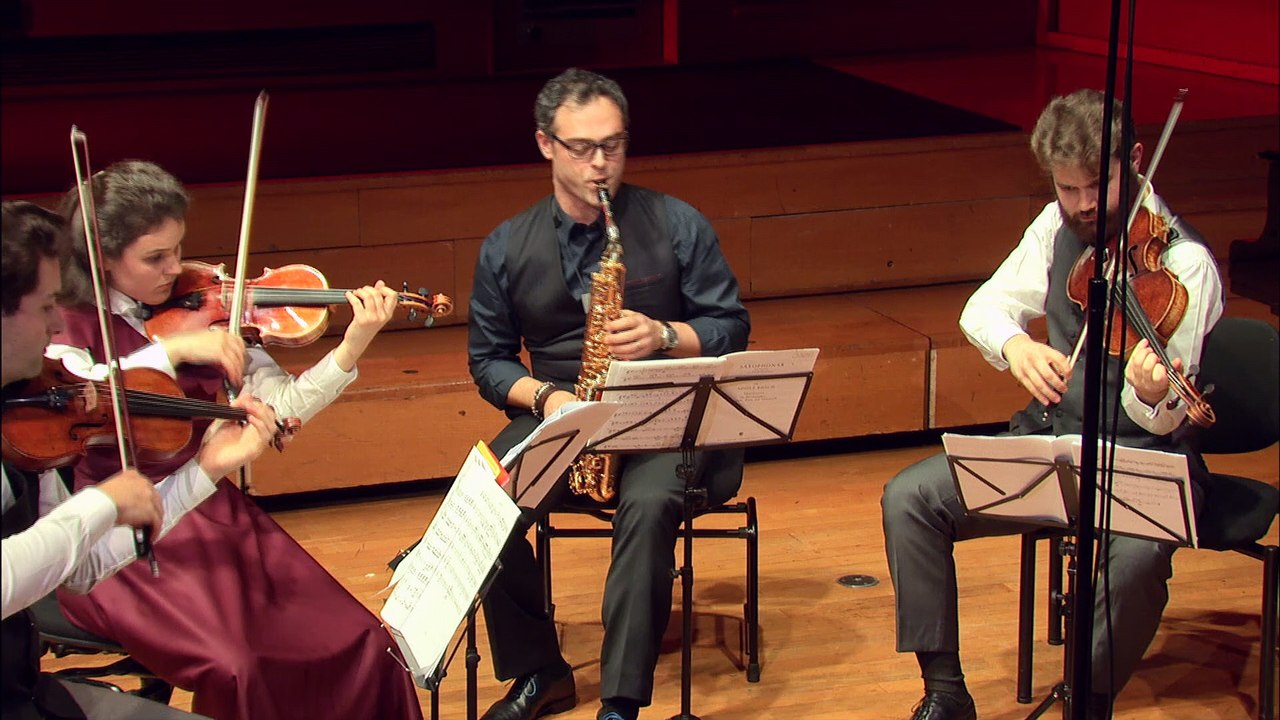 Adolf Busch | Quintette pour saxophone alto et cordes en mi bémol majeur op. 34 par Nino Mollica et le Quatuor Girard