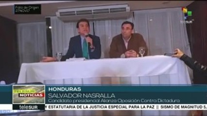 Descargar video: Honduras: Nasralla alerta que el TSE prepara un fraude