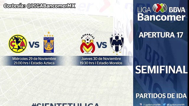 Así quedaron los horarios para las semifinales de la Liga MX