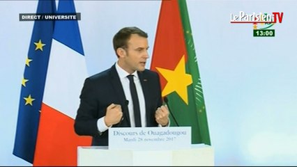 Macron fait le show au Burkina Faso