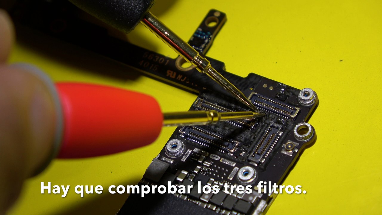 iPHONE 6s sin luz en la pantalla