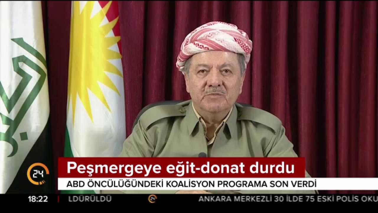 Peşmergeye eğit-donat durdu