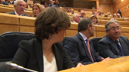 Senado baraja comparecencia de Santamaría por el 155