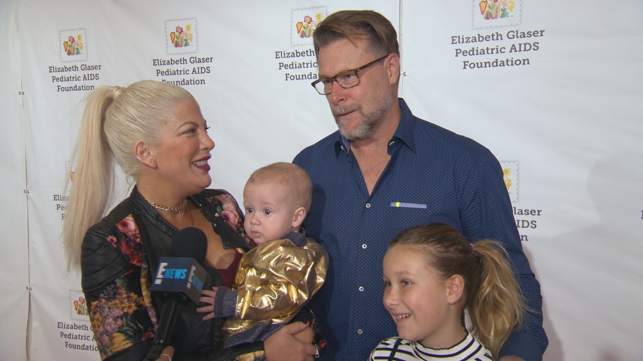 Tori Spelling & Dean McDermott on Family Halloween Costumes
