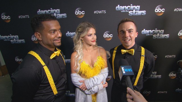 Frankie Muniz & Witney Carson Talk DWTS Trios
