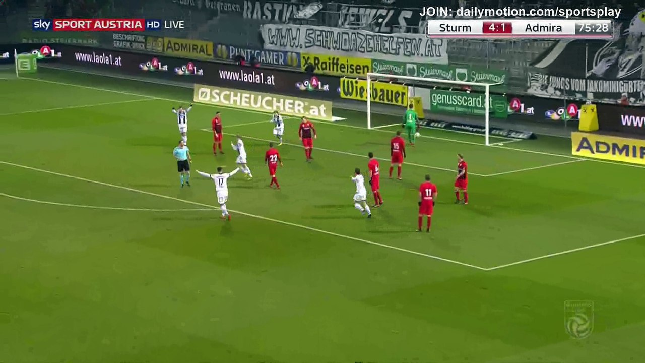 Fabian Koch Goal HD - Sturm Graz 5 - 1 Admira - 28.11.2017 (Full Replay)