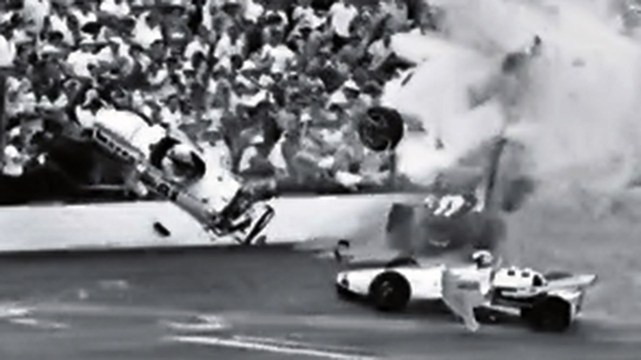 Ronnie Duman fatal crash at Milwaukee Mile (9 June 1968)