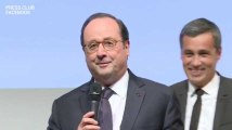 Bien sûr, Hollande blague en recevant le Grand Prix 2017 de l'Humour Politique