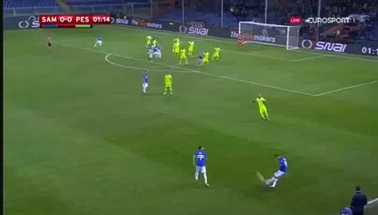 Dawid Kownacki Goal HD - Sampdoria	1-0	Pescara 28.11.2017