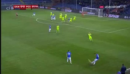 Dawid Kownacki Goal HD - Sampdoria	1-0	Pescara 28.11.2017