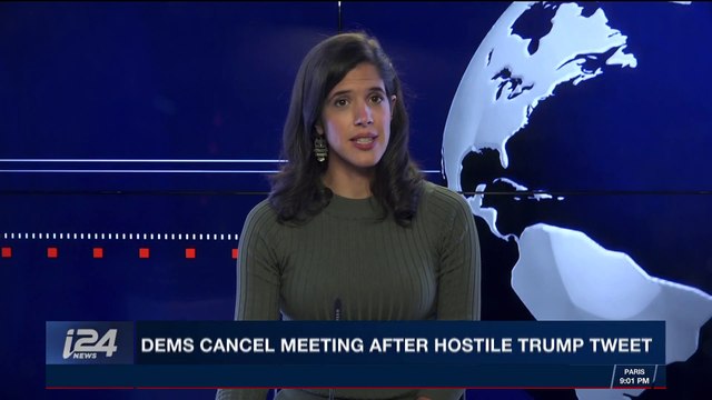 i24NEWS DESK | Dems cancel meeting after hostile Trump tweet | Tuesday, November 28th 2017