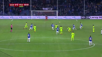 Gianluca Caprari  Goal HD - Sampdoria	3-0	Pescara 28.11.2017