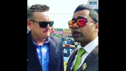 Aakash chopra having fun with Scoty