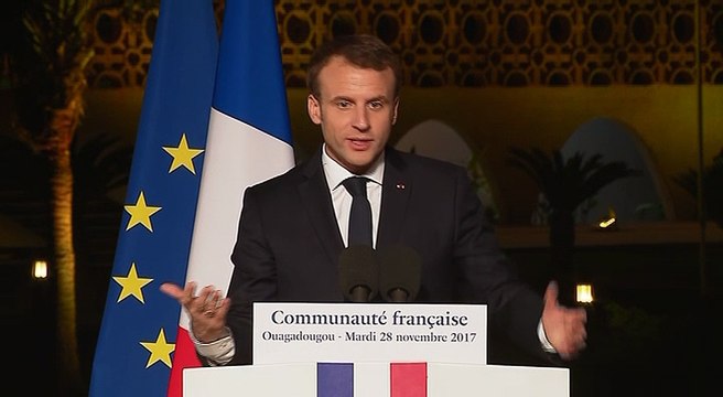 Discours du Président de la République à la communauté française de Ouagadougou