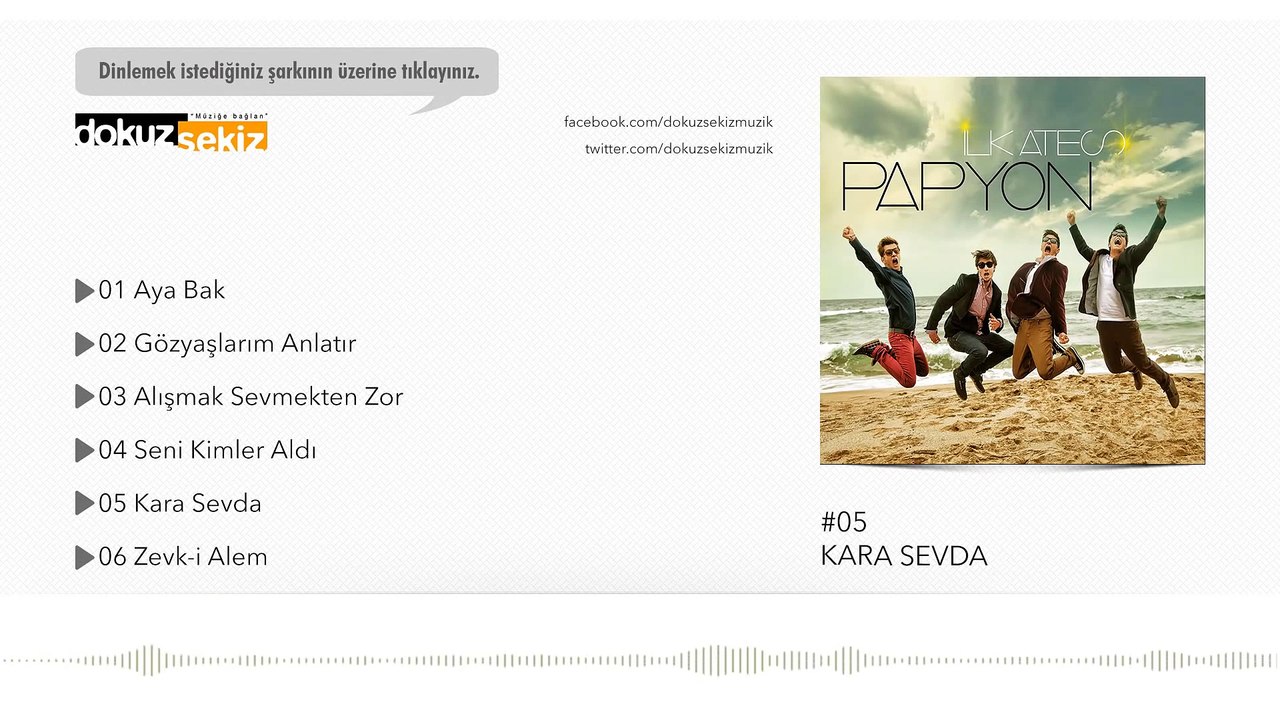 Papyon - Kara Sevda (Barış Manço Cover) (Official Audio)