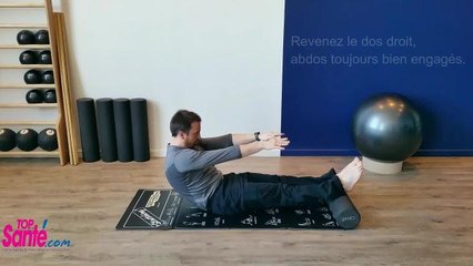 Pilates:l’exercice du roll up sur foam roller_Vital