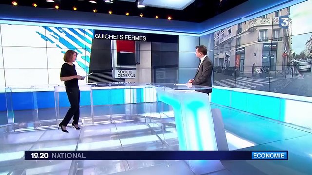 Société générale : 300 fermetures d'agences et 900 suppressions de postes