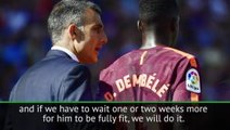 FOOTBALL: Copa del Rey: Dembele could be set for Clasico comeback