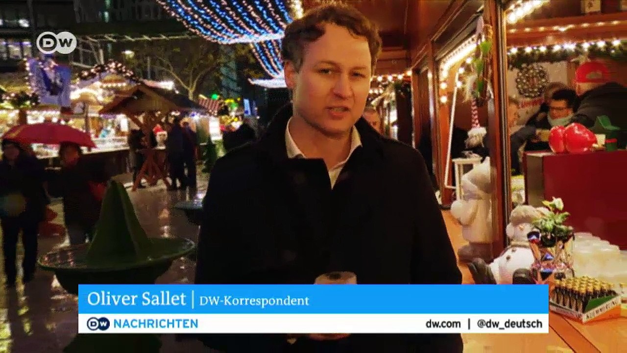 Berliner Weihnachtsmarkt trotzt Terrorgefahr | DW Deutsch