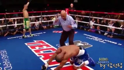 온몸이 뒤틀리는 지옥의 고통 복부 블로우 ko들