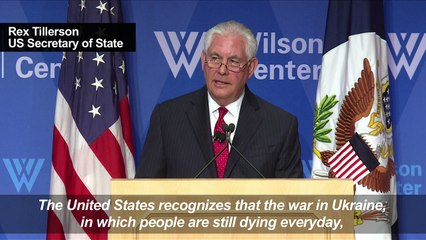 Tillerson urges Russia to be 'constructive neighbor of Europe'