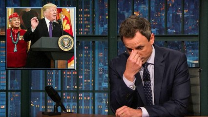 Late-Night Hosts Call Out Trump for "Pocahontas" Jab | THR News