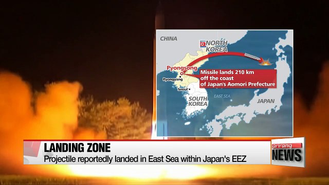 North Korea launches ballistic missile in its first test in 70 days