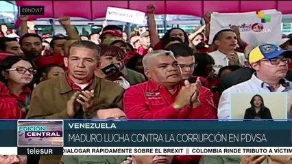 Venezuela: Maduro reitera lucha contra la corrupción en PDVSA