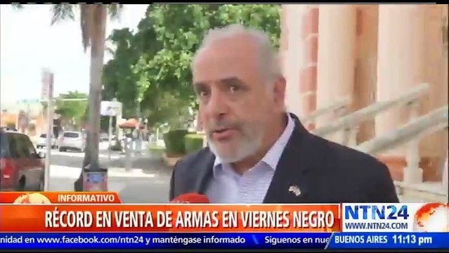 Récord: tiendas hicieron más de 200 mil solicitudes de pasado judicial de personas interesadas en comprar armas durante el viernes negro en EE. UU.